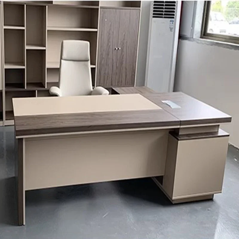 Office Table Accessories Unique - Postmoderne directietafel Computerkantoren Studie Minimalistisch bureau