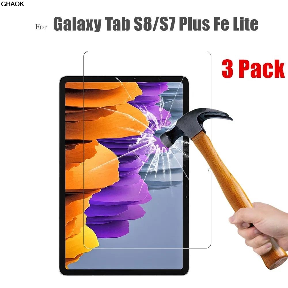 Samsung Tablet S10 Accessories - 3-delige glazen beschermfolie voor Samsung Galaxy