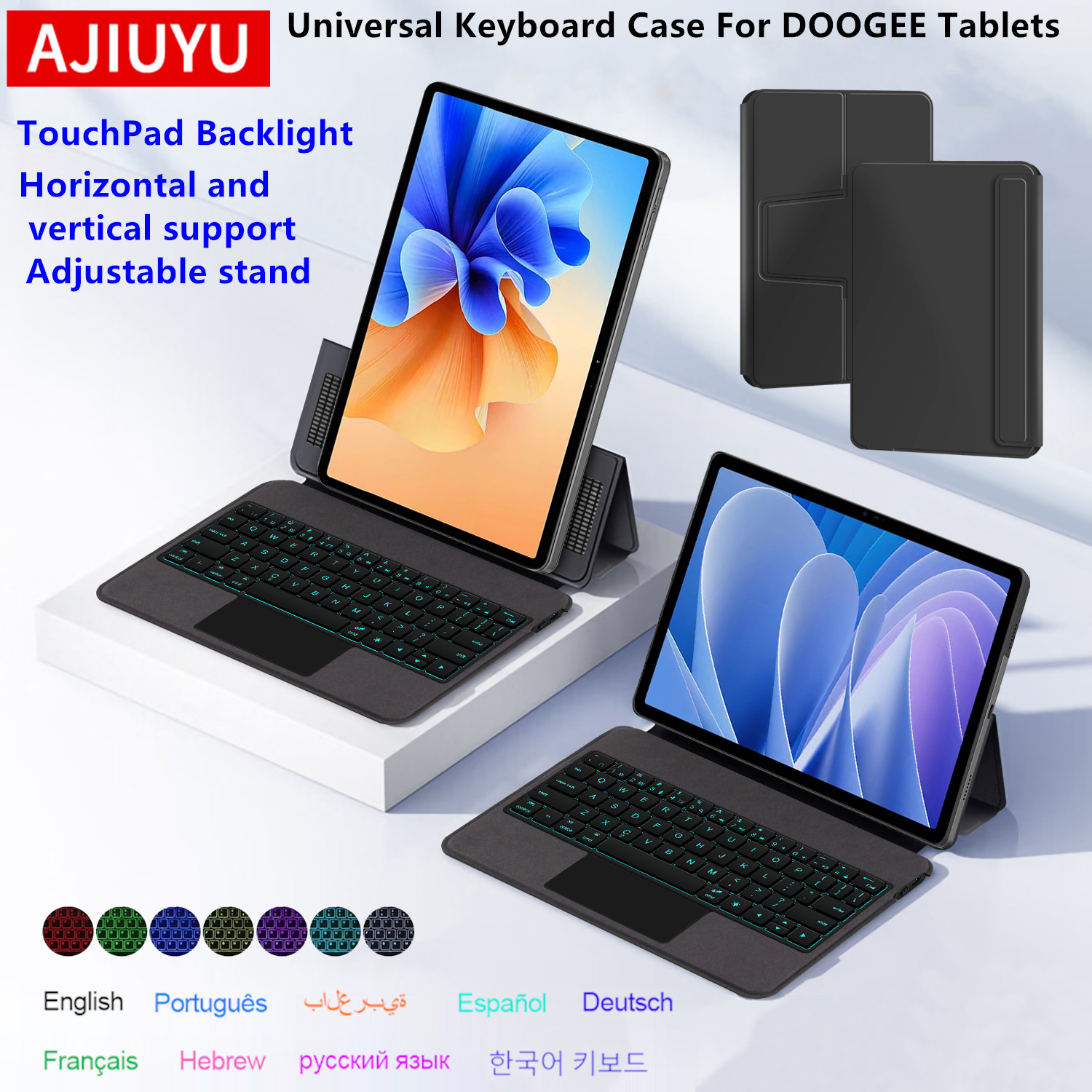 Doogee Tablet Accessories - AJIUYU Touchpad Toetsenbord Voor DOOGEE U11/U11