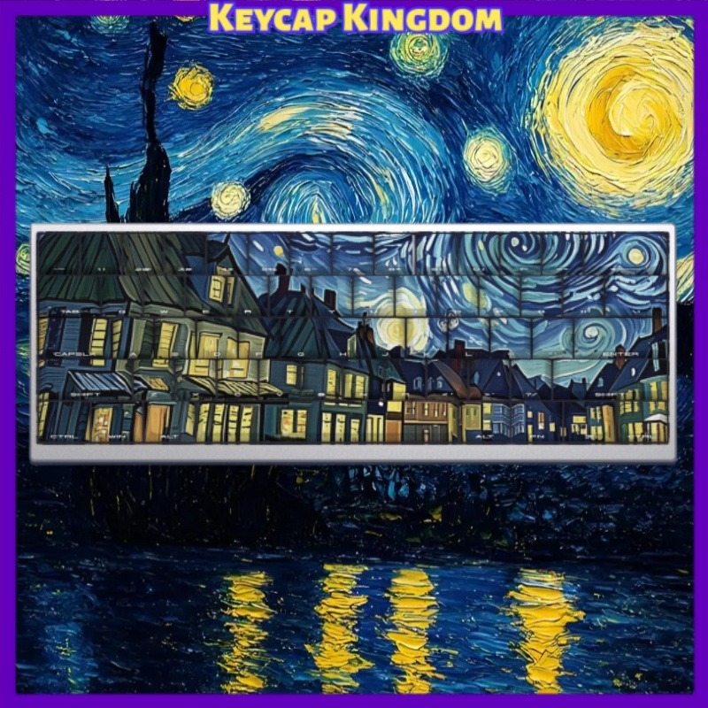 Tablet Pc Accessories - Van Gogh Starry Sky Thema Keycap