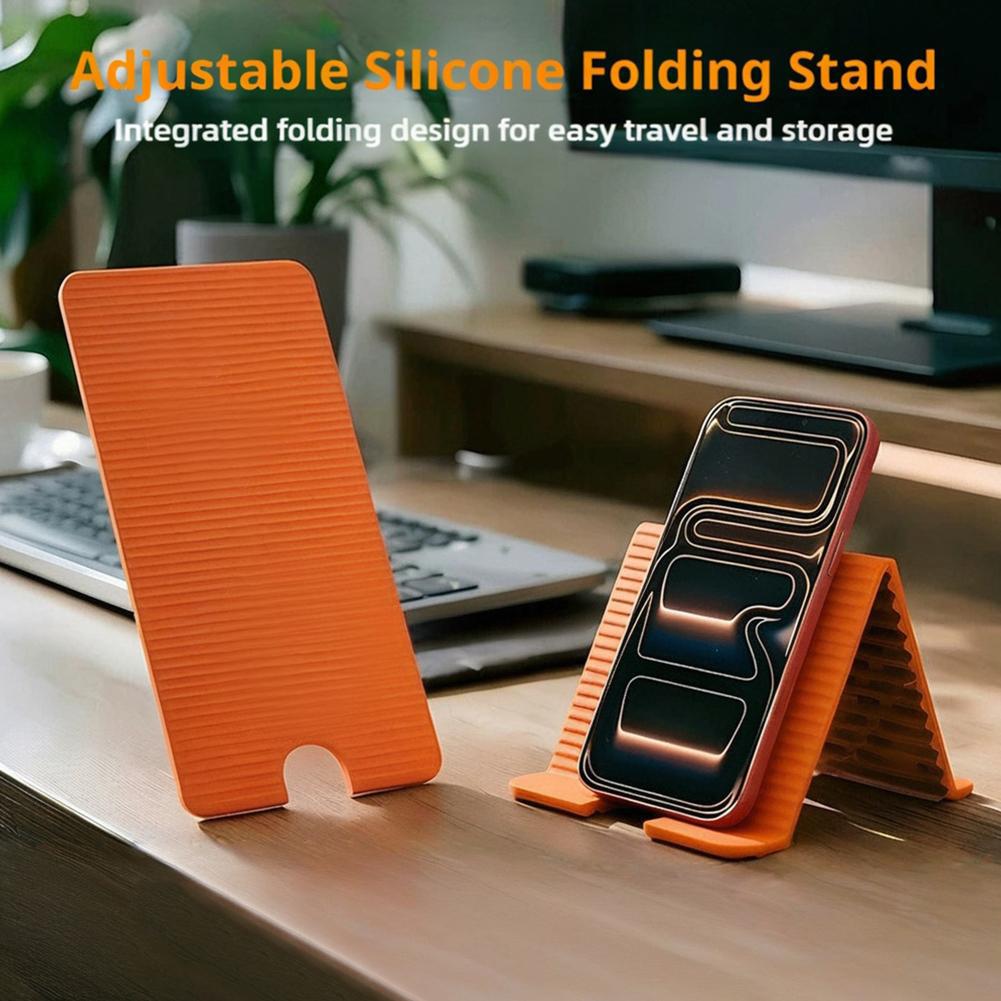 Tablet Ipad Accessories - Flexibele opvouwbare siliconen telefoonhouder voor iPhone,