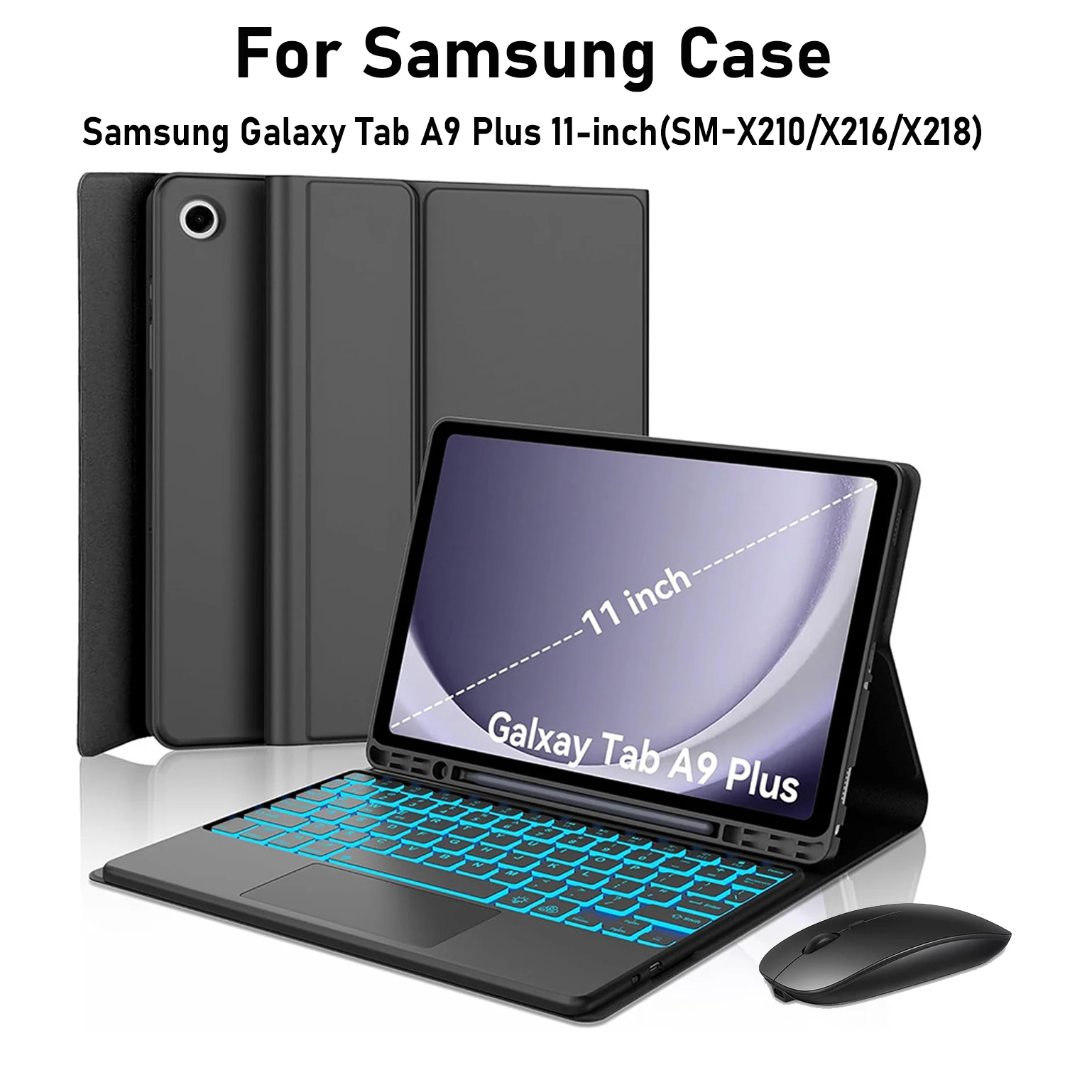 Tablet A9 Accessories - Toetsenbordhoes voor Samsung Galaxy Tab A9