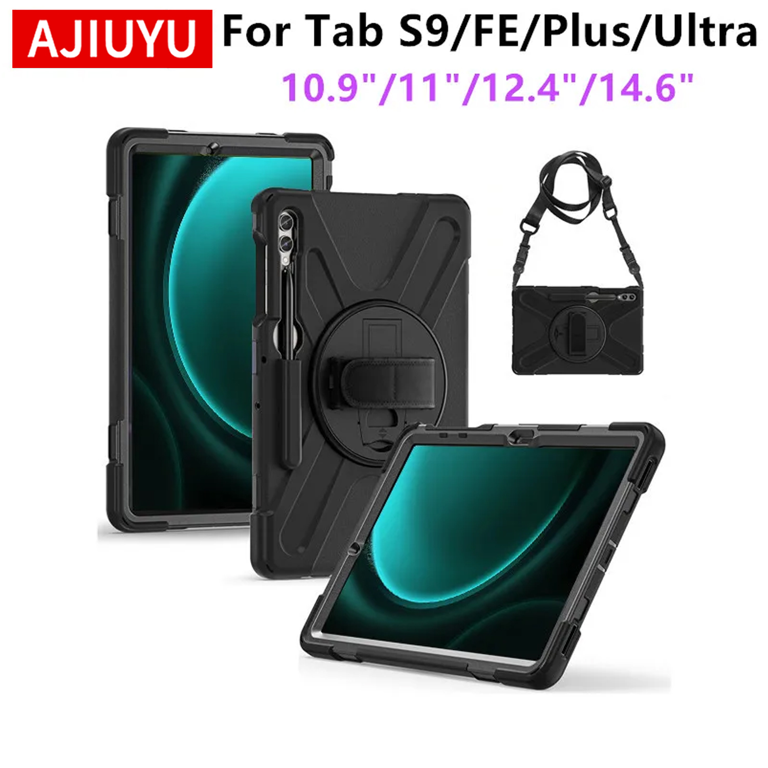 Tablet A9 Accessories - Zware Schokbestendige Case Voor Samsung Galaxy