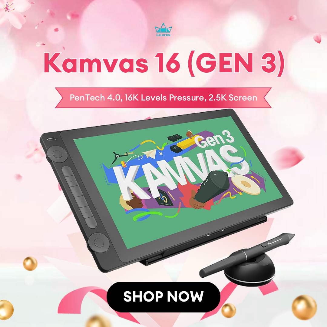 Huion Tablet Accessories - Huion Kamvas 16 (Gen 3) grafische