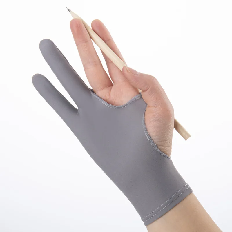 Drawing Glove Artist - Anti-vuil handschoen met twee vingers voor