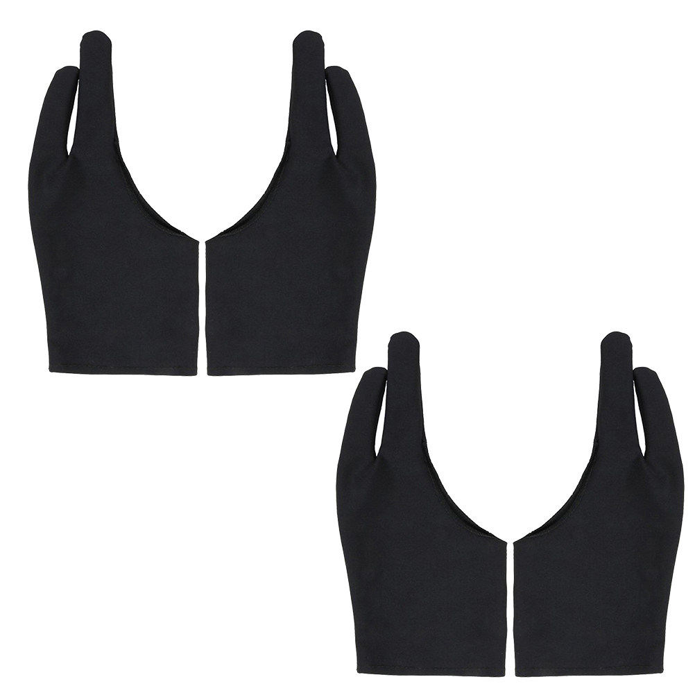 Drawing Glove Artist - 4 stuks kunstenaarshandschoenen met twee vingers,