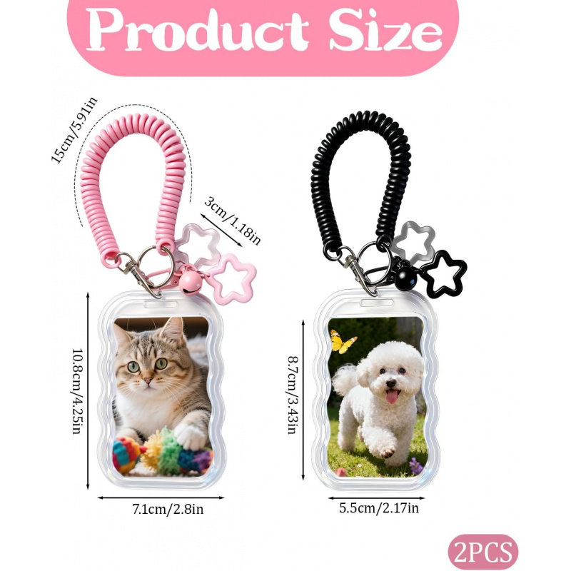 2-pack schattige fotokaarthoud - Tablet Cute Accessories recensie en prijs