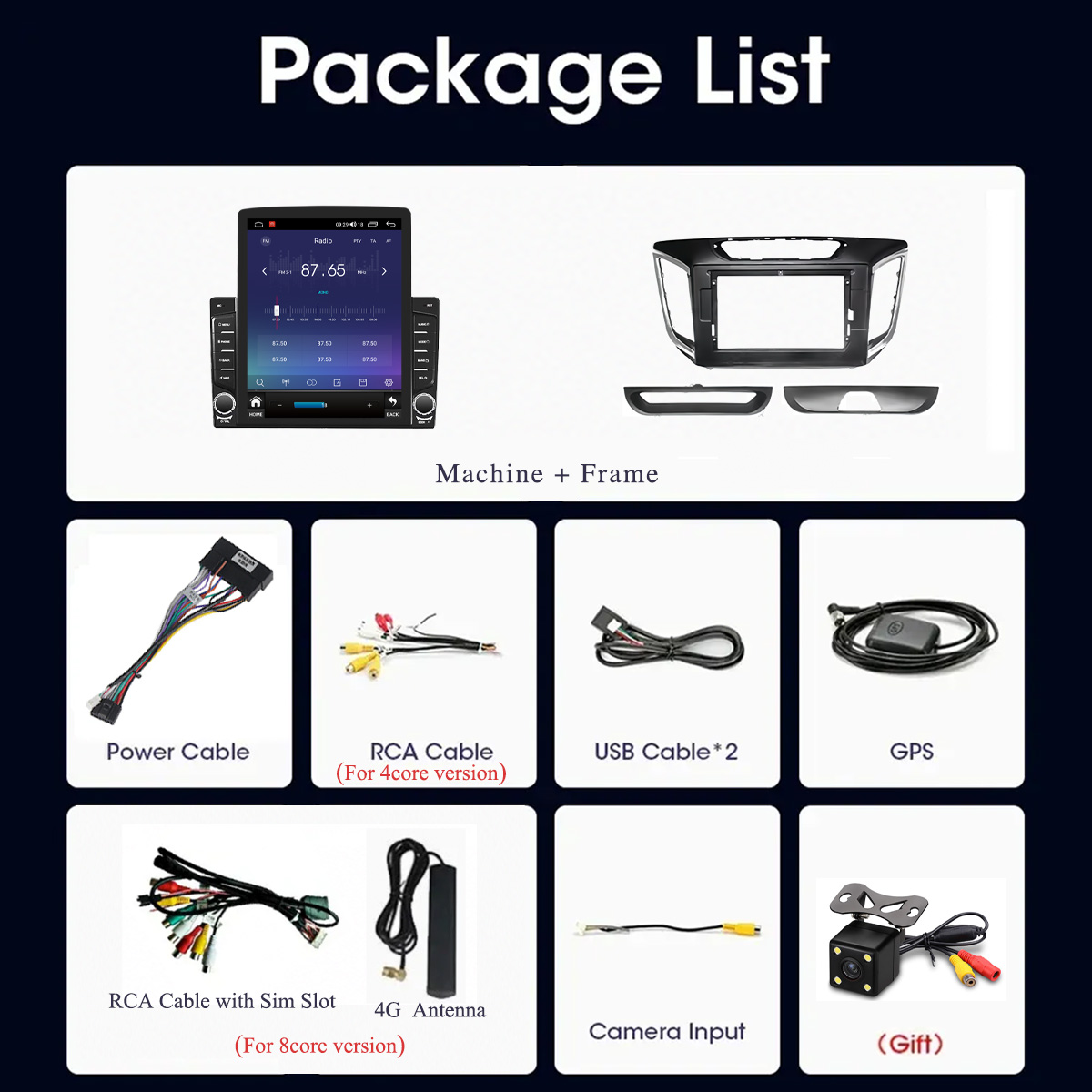 8GB+128GB Android 14 autoradio - Tablet Danish Mobile & Accessories Faisalabad recensie en prijs