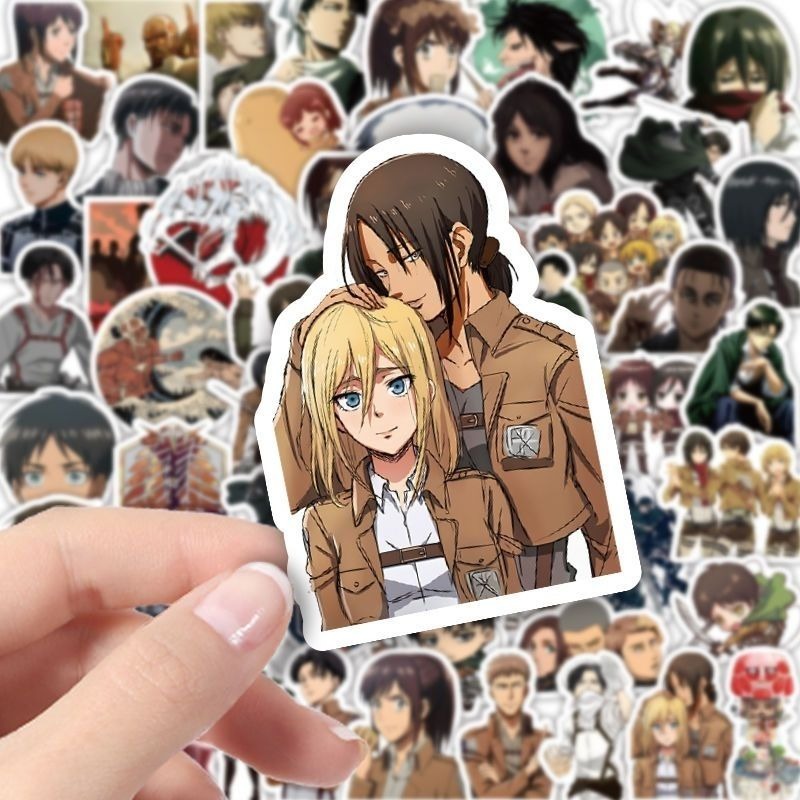 60 stuks Attack on Titan Anime - Tablet Accessories Aesthetic recensie en prijs