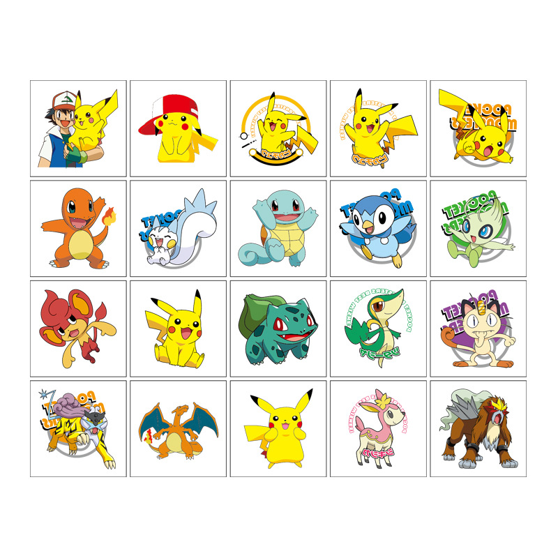 5*5 cm 20 stks Pokemon Pikachu - Tablet Cute Accessories recensie en prijs