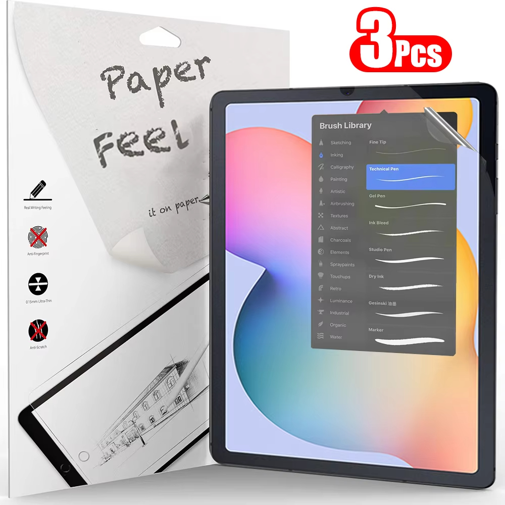 3 stuks papiergevoel als scher - Samsung Tablet S10 Accessories recensie en prijs